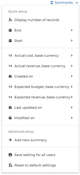 Fig. 1 Summaries component