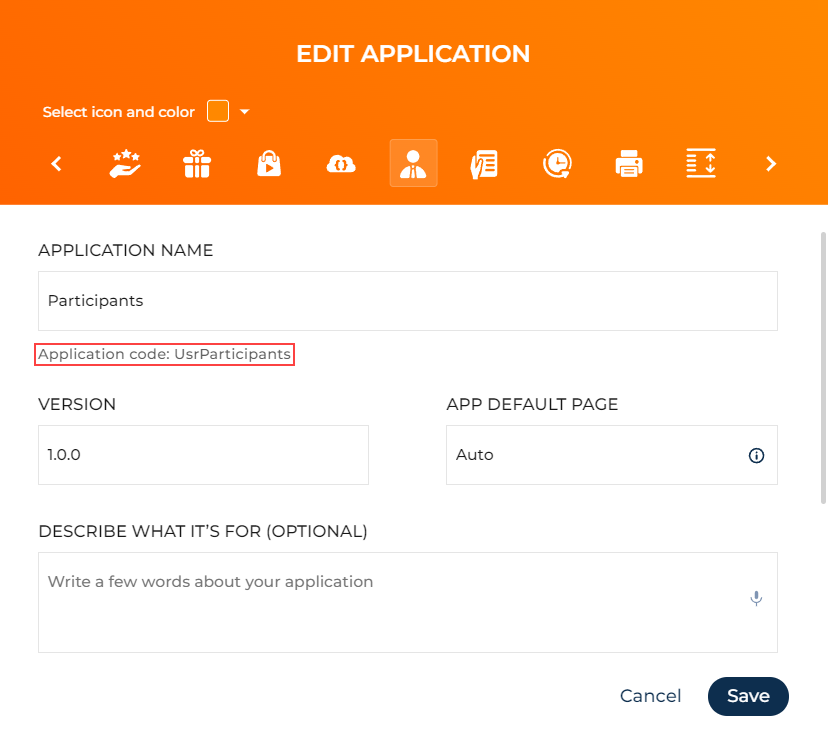 Fig. 11 Receive the code of the Participants app