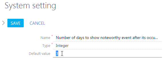 Fig. 6 Setting the default value