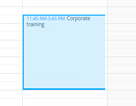 Fig. 4 Activity start and due date in the calendar