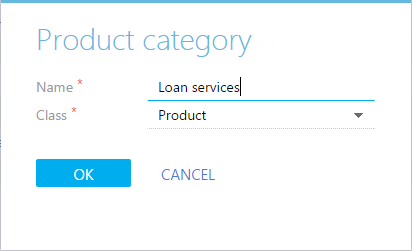 Fig. 3 Example of adding a new product category