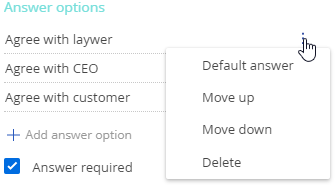 Fig. 5 Change the order of the answer options