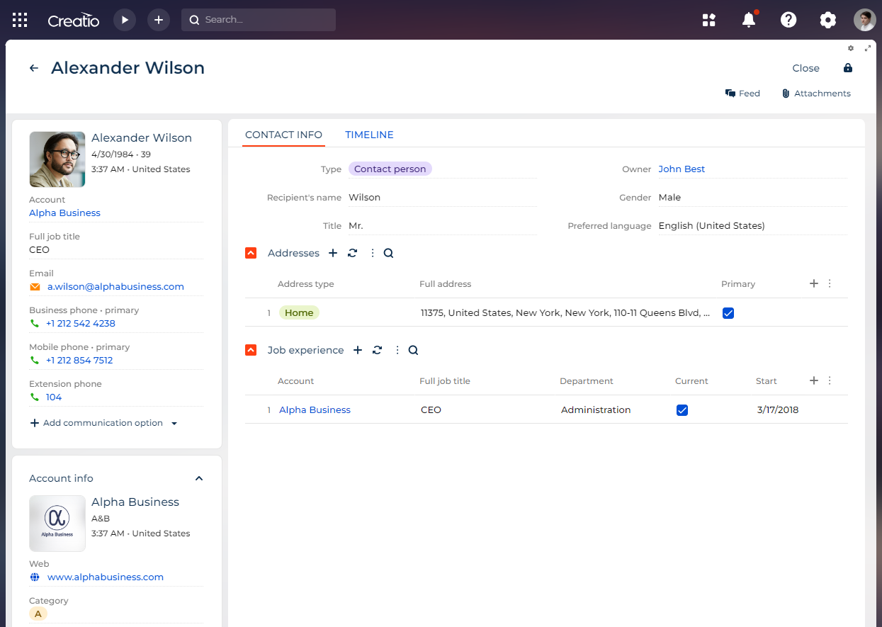 Fig. 1 Contact form page