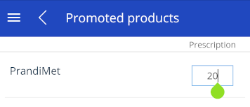 Fig. 3 Completing the “Promoted products” action