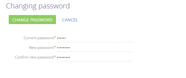 Fig. 10 Create a password on the first portal login