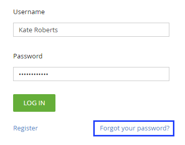 Fig. 12 Password recovery