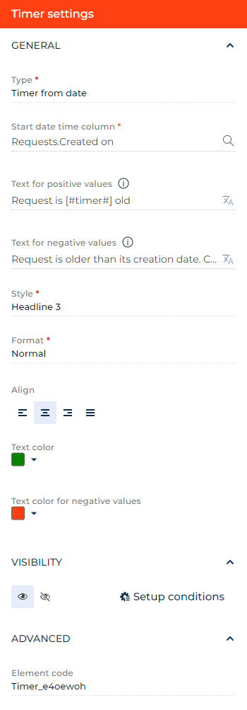 Fig. 2 Set up a Timer component that counts from a date