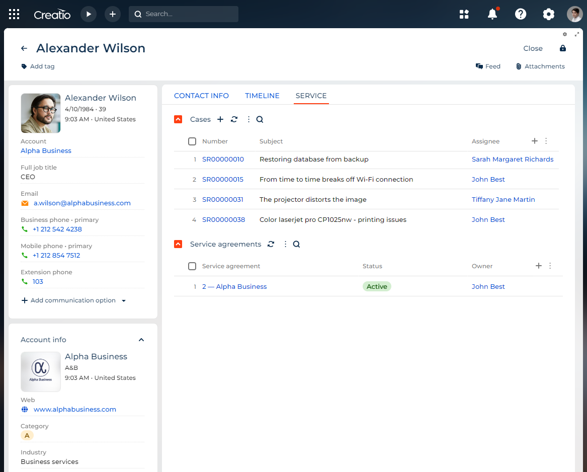 Fig. 1 Contact page