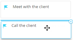 Fig. 3 Moving a Perform task case element