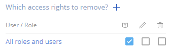 Fig. 3 Removing access rights