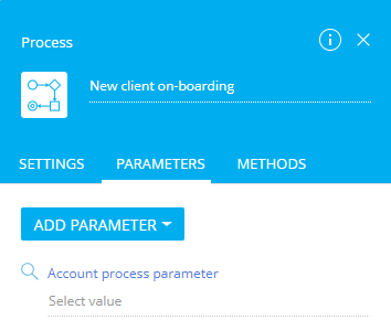 Fig. 9 Example of a process parameter that stores a section record