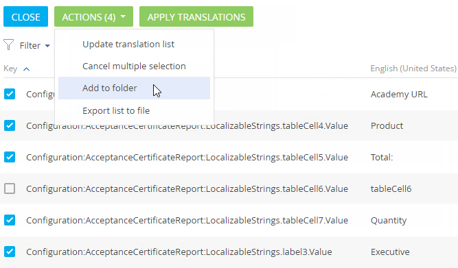 Fig. 3 Adding records to the static folder