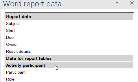 Fig. 6 Add all table columns to the template