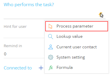 Fig. 9 Open the process parameter selection window