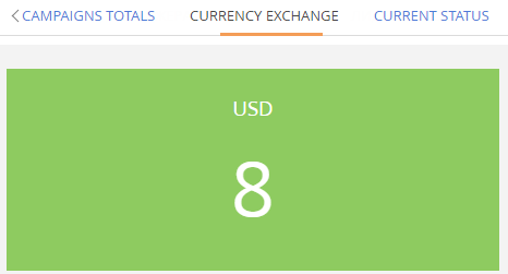 Fig. 6. Currency exchange rate widget