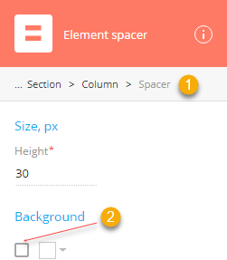 Fig. 14 Spacer setup area