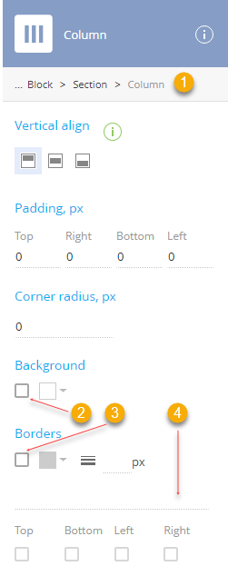 Fig. 12 Column setup area